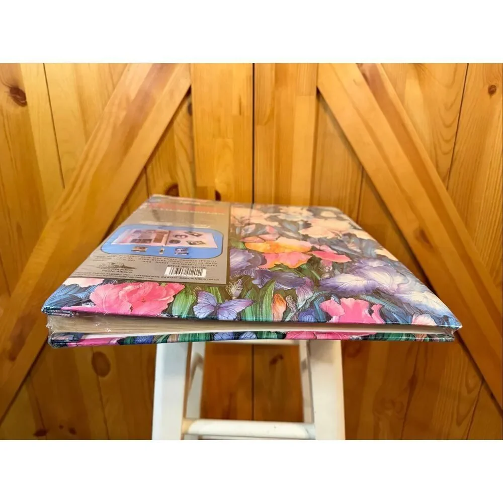 Vintage 1998 Pioneer Jumbo Memory Scrapbook 100 Page Floral Photo Album NWT (639